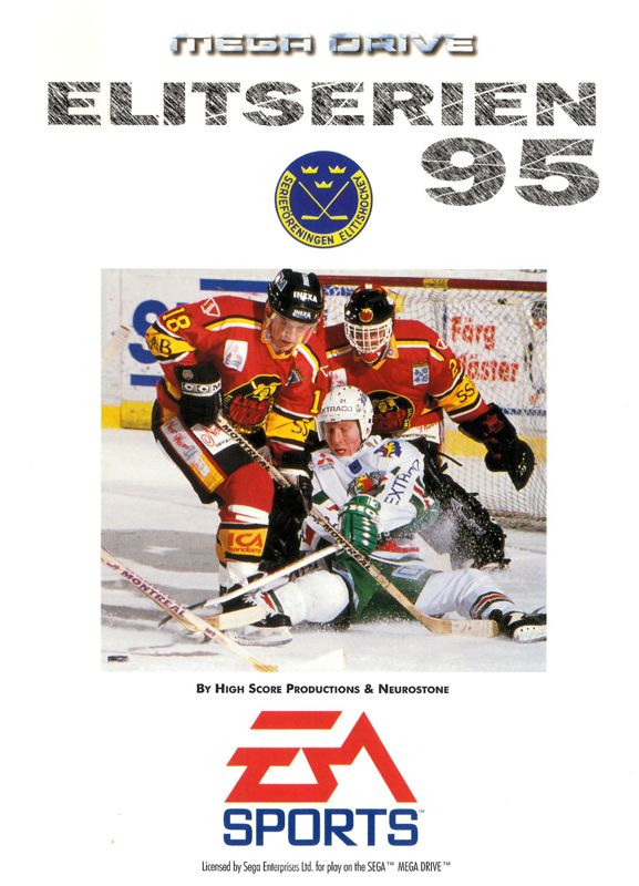 Elitserien 95 box art for Sega Mega Drive